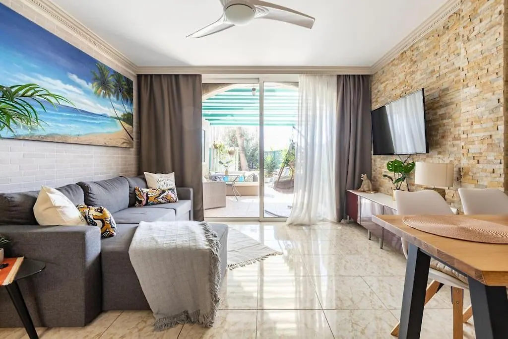 Beachfront Private Apartment In Pueblo Torviscas Sunset Harbour Costa Adeje